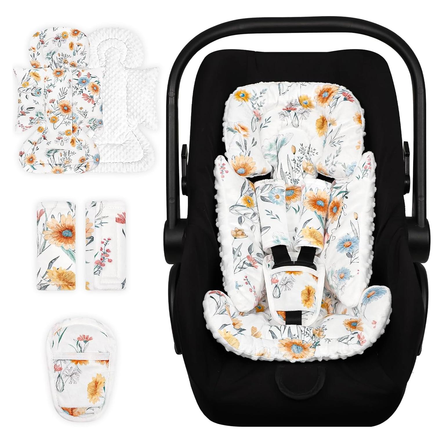 Cojín de Inserción para Asiento de Auto HNHUAMING 3 en 1 Suave