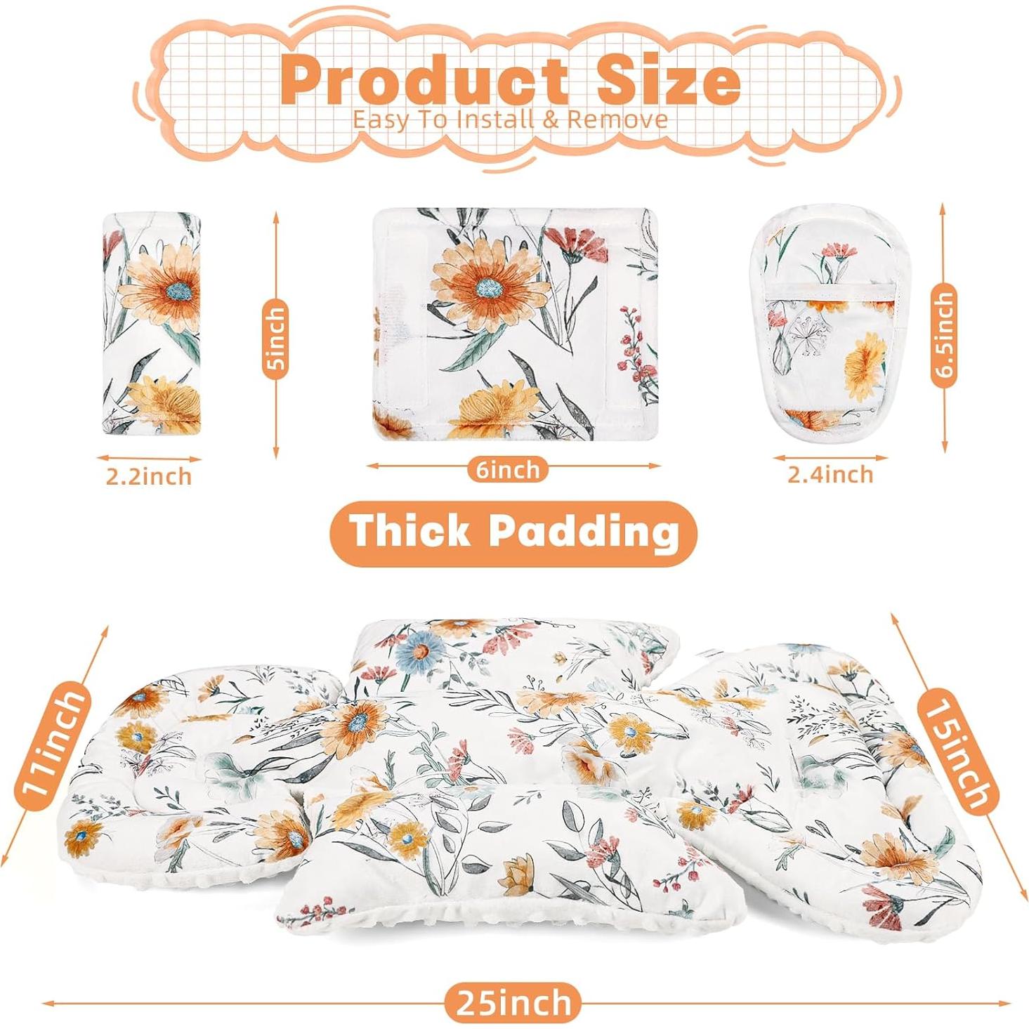 Cojín de Inserción para Asiento de Auto HNHUAMING 3 en 1 Suave