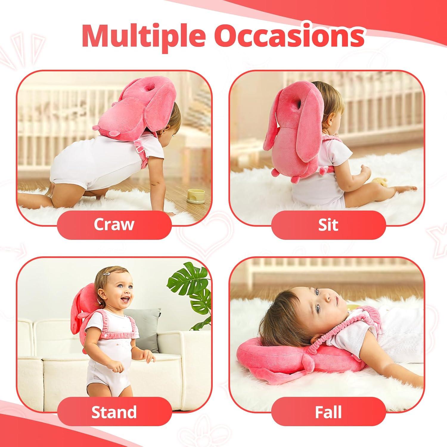 Mochila Protectora de Cabeza para Bebés Ianul - Arnés Ajustable