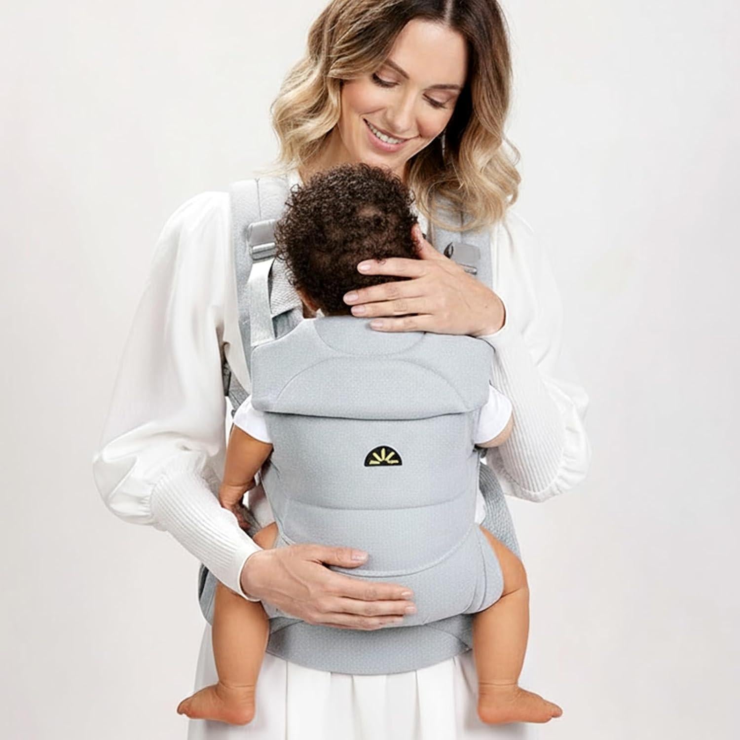 Portabebés Ergonómico Dawnbud Azul Ajustable Ultra Suave