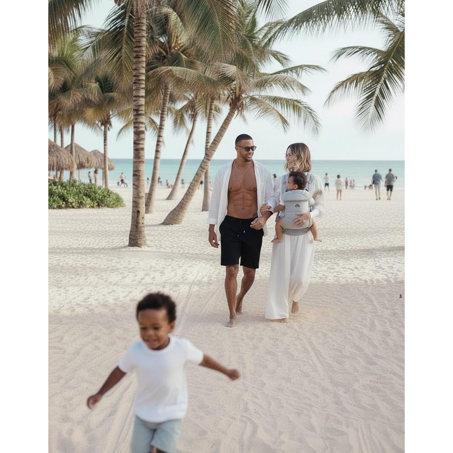 Portabebés Ergonómico Dawnbud Azul Ajustable Ultra Suave