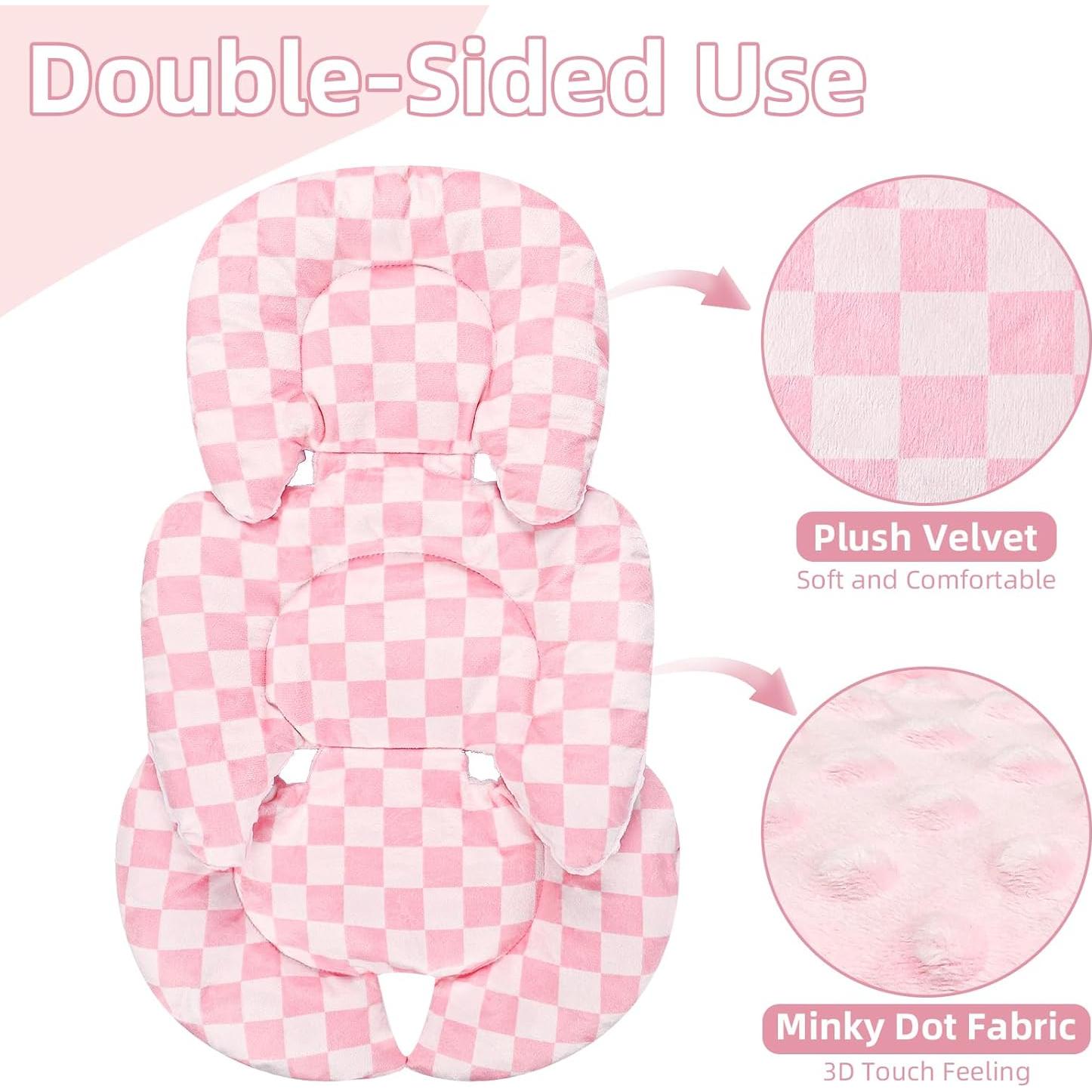 Cojín de Inserción para Asiento de Auto Infantil DAYEEBALL Rosa