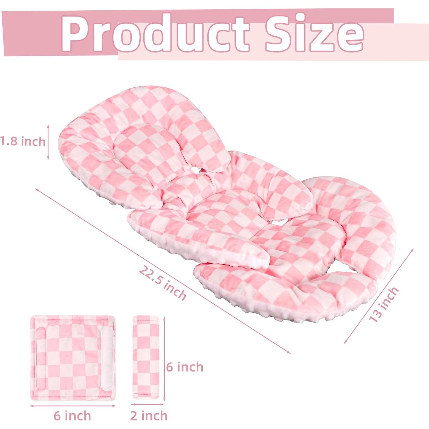 Cojín de Inserción para Asiento de Auto Infantil DAYEEBALL Rosa