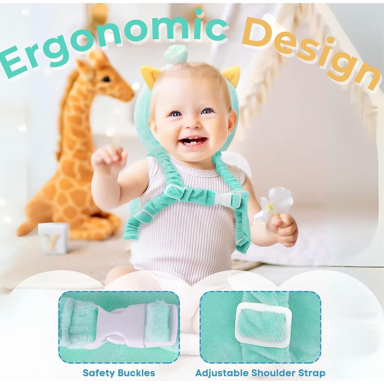 Protector de Cabeza para Bebés Maforts Elefante Verde 32.8x19.8cm