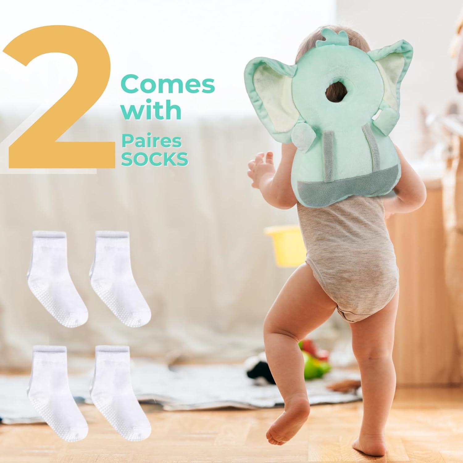 Protector de Cabeza para Bebés Maforts Elefante Verde 32.8x19.8cm