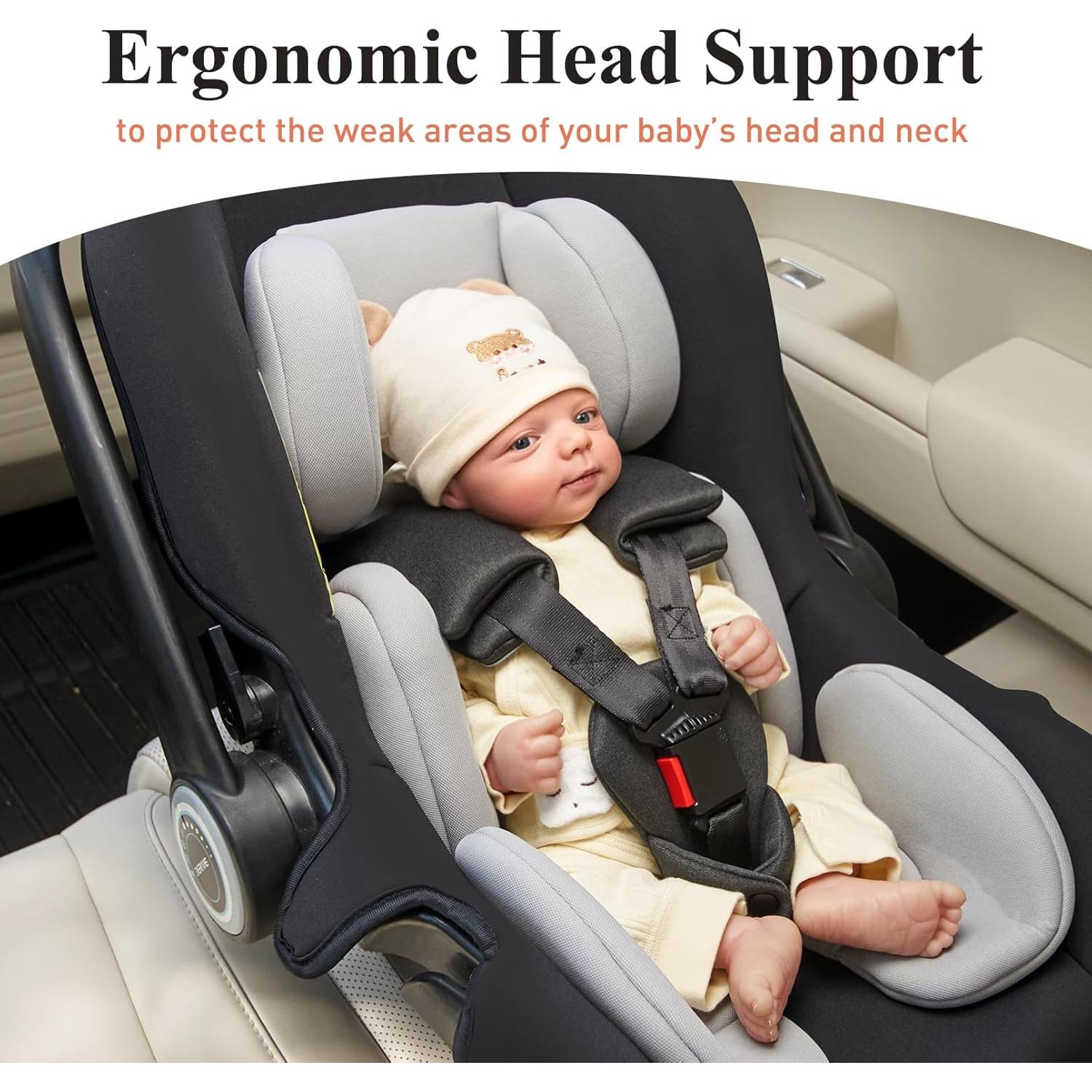 Inserto para Asiento de Auto Innokids Bebés Gris Claro