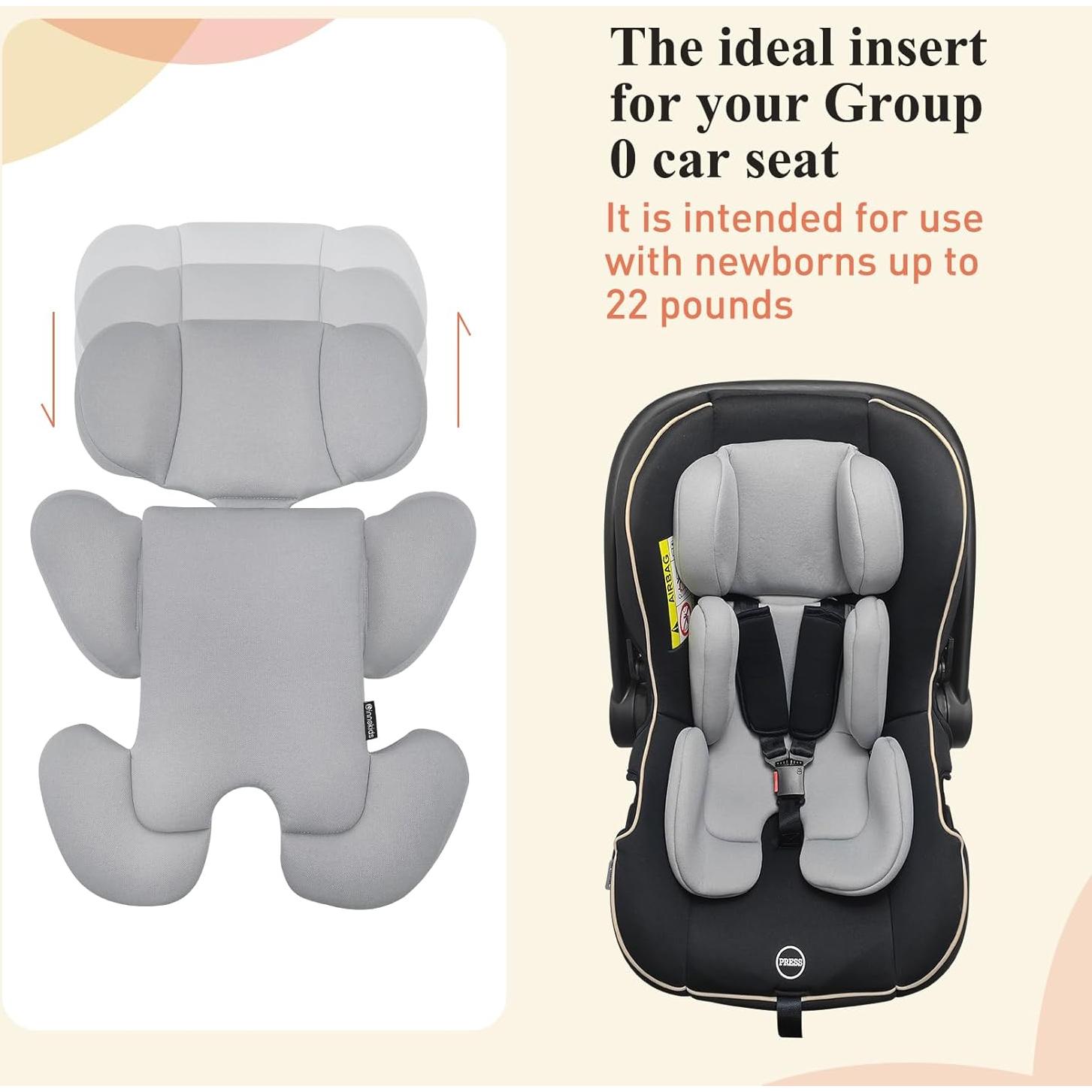 Inserto para Asiento de Auto Innokids Bebés Gris Claro