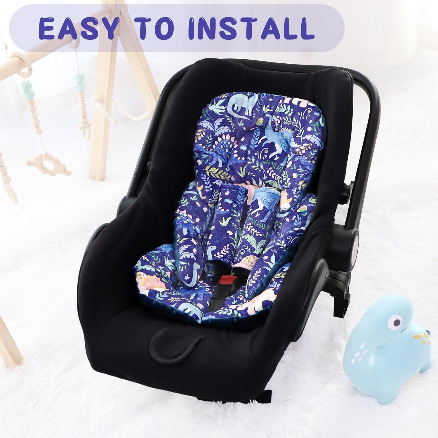 Inserto para Asiento de Auto Bebés Pea Pod Dinosaurio 3D