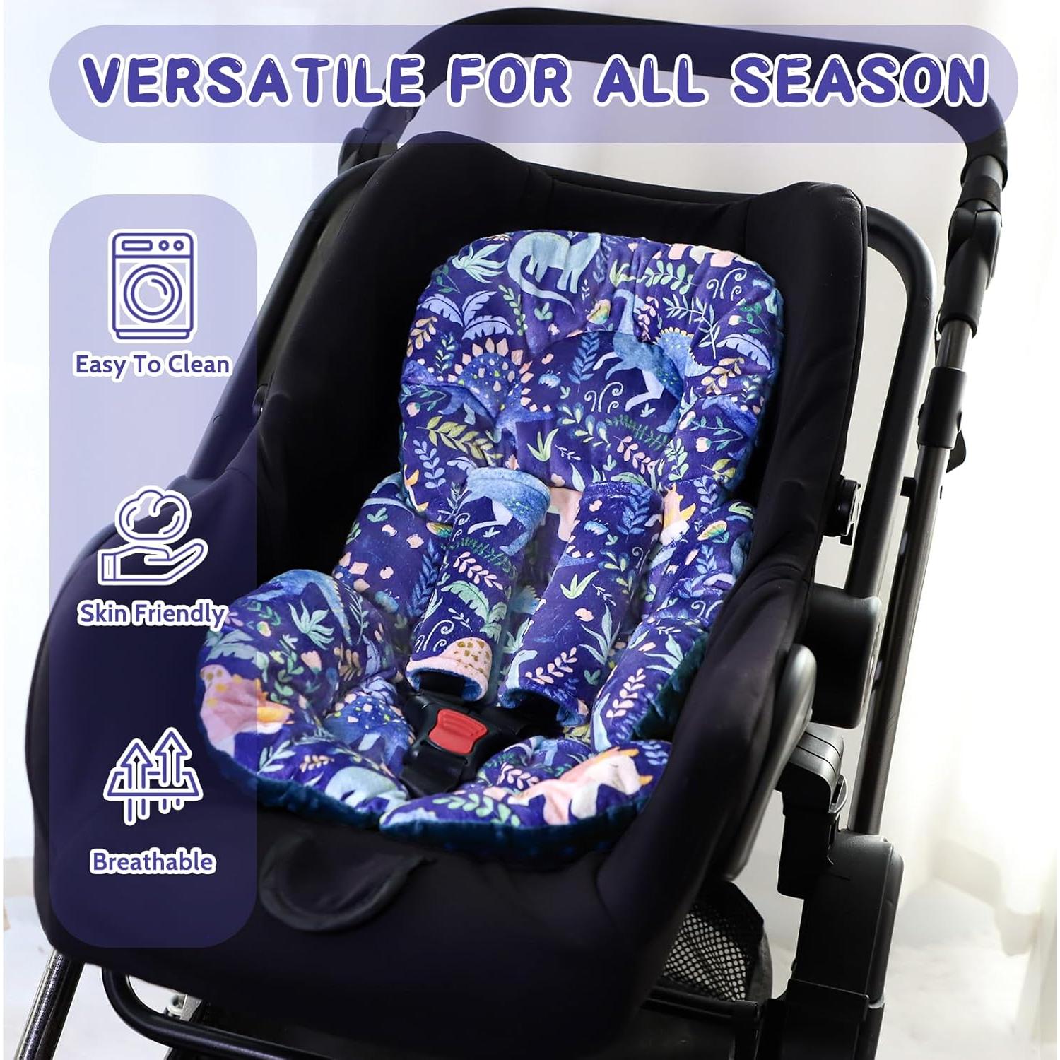 Inserto para Asiento de Auto Bebés Pea Pod Dinosaurio 3D