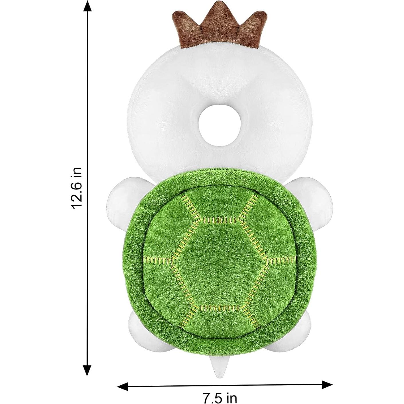 Mochila Protectora de Cabeza Bebé Tortuga Ajustable 32x19 cm
