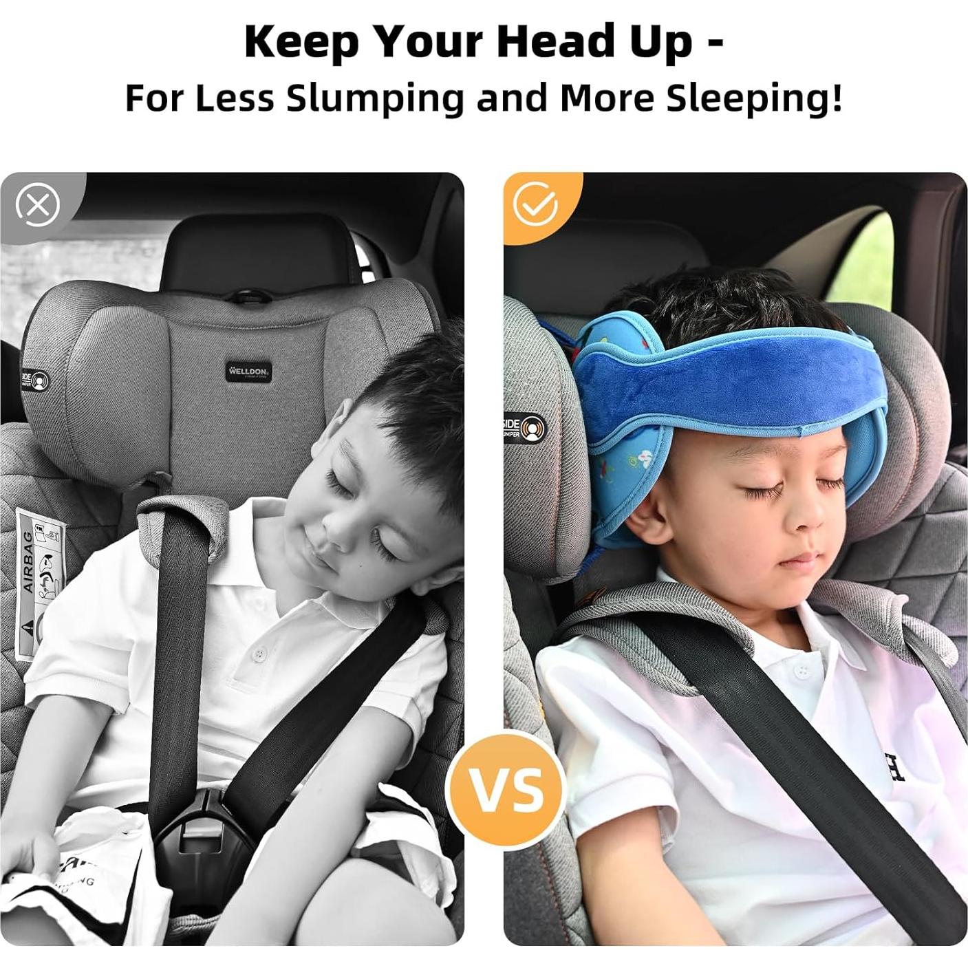 Soporte de Cabeza para Asiento de Auto Niños StoHua Ajustable