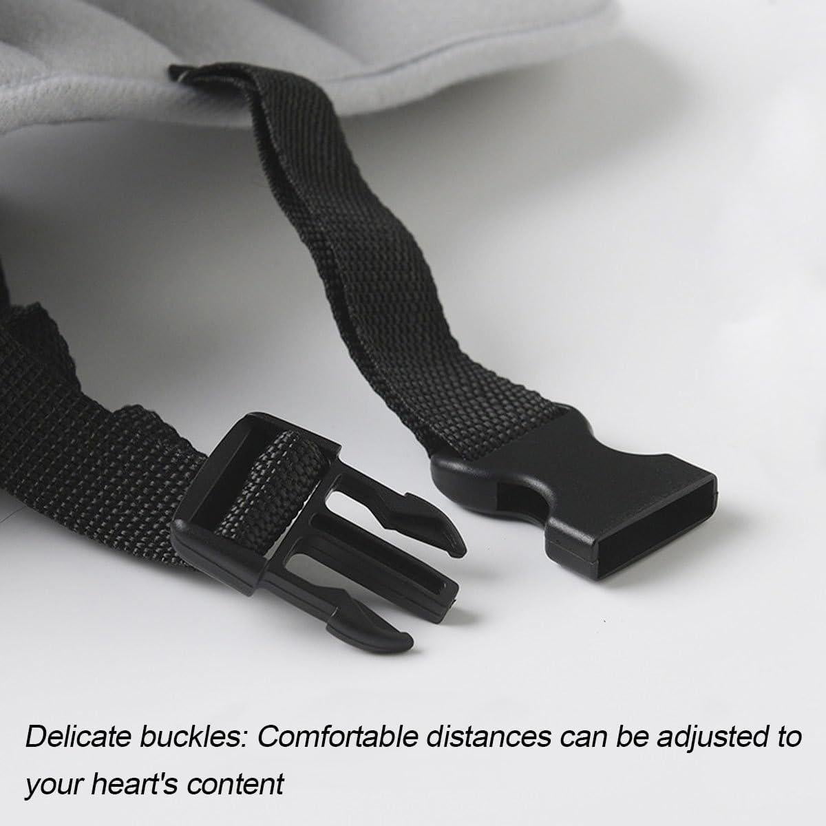 Soporte de Cabeza para Asiento de Coche KHGUZ Gris Ajustable