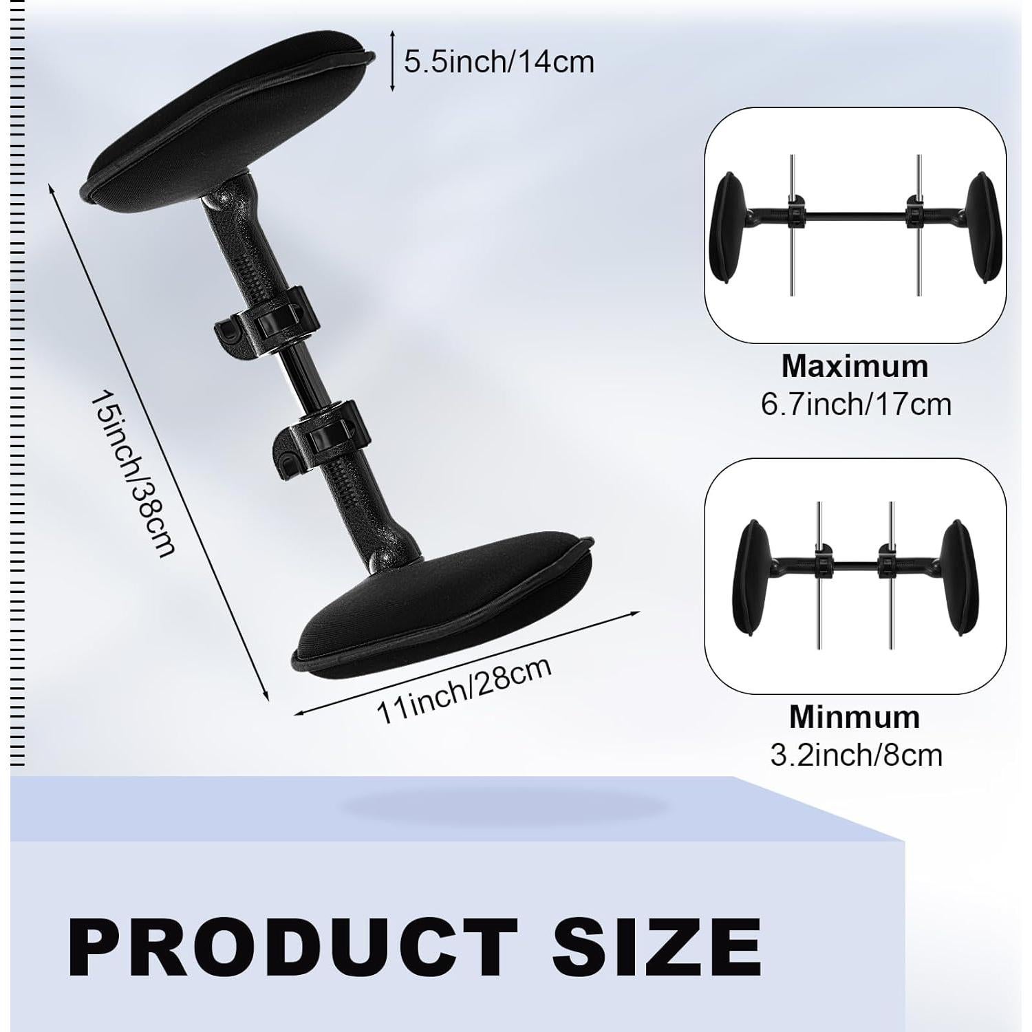 Almohada Reposacabezas Ajustable BBTO para Coche - Soporte 360°