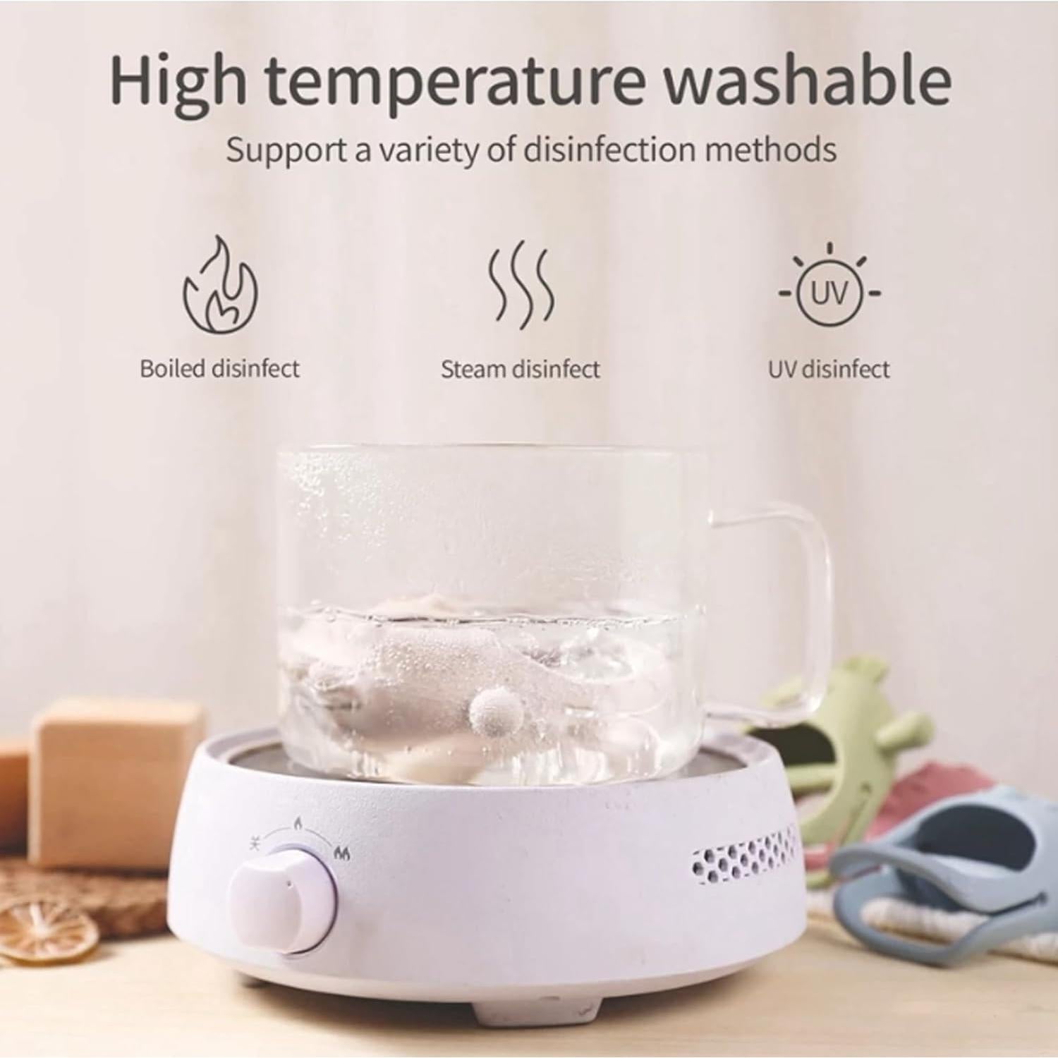 Teether de Silicona Komfy LilLove para Bebés 0-12 Meses