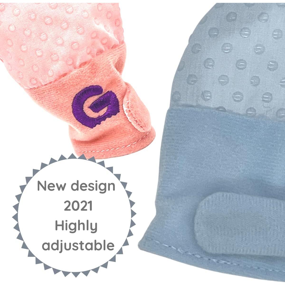 Mitones Antirrasguños Gummee Rosa para Bebés