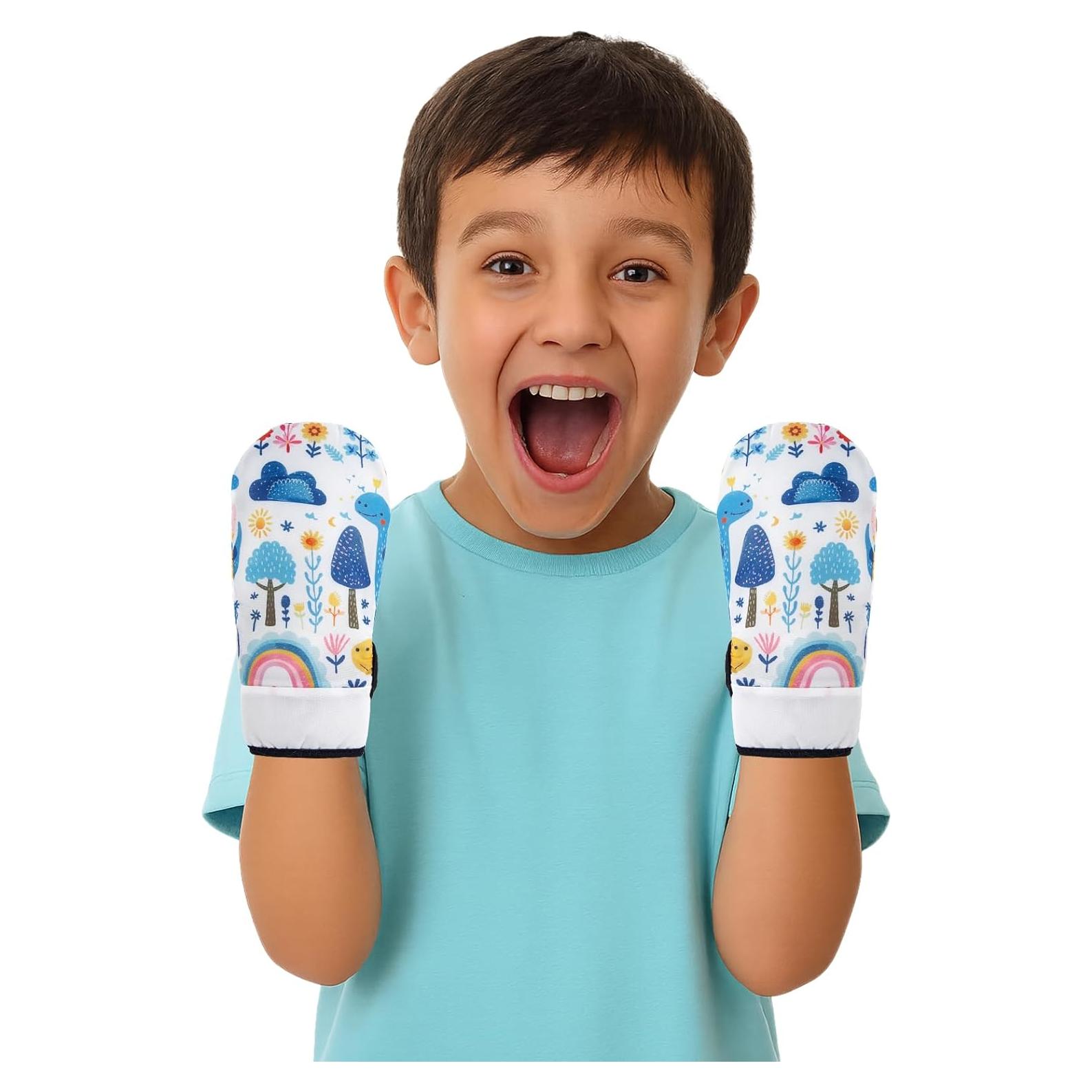 Guantes de Dentición Impermeables FDFuZhao para Niños Mayores