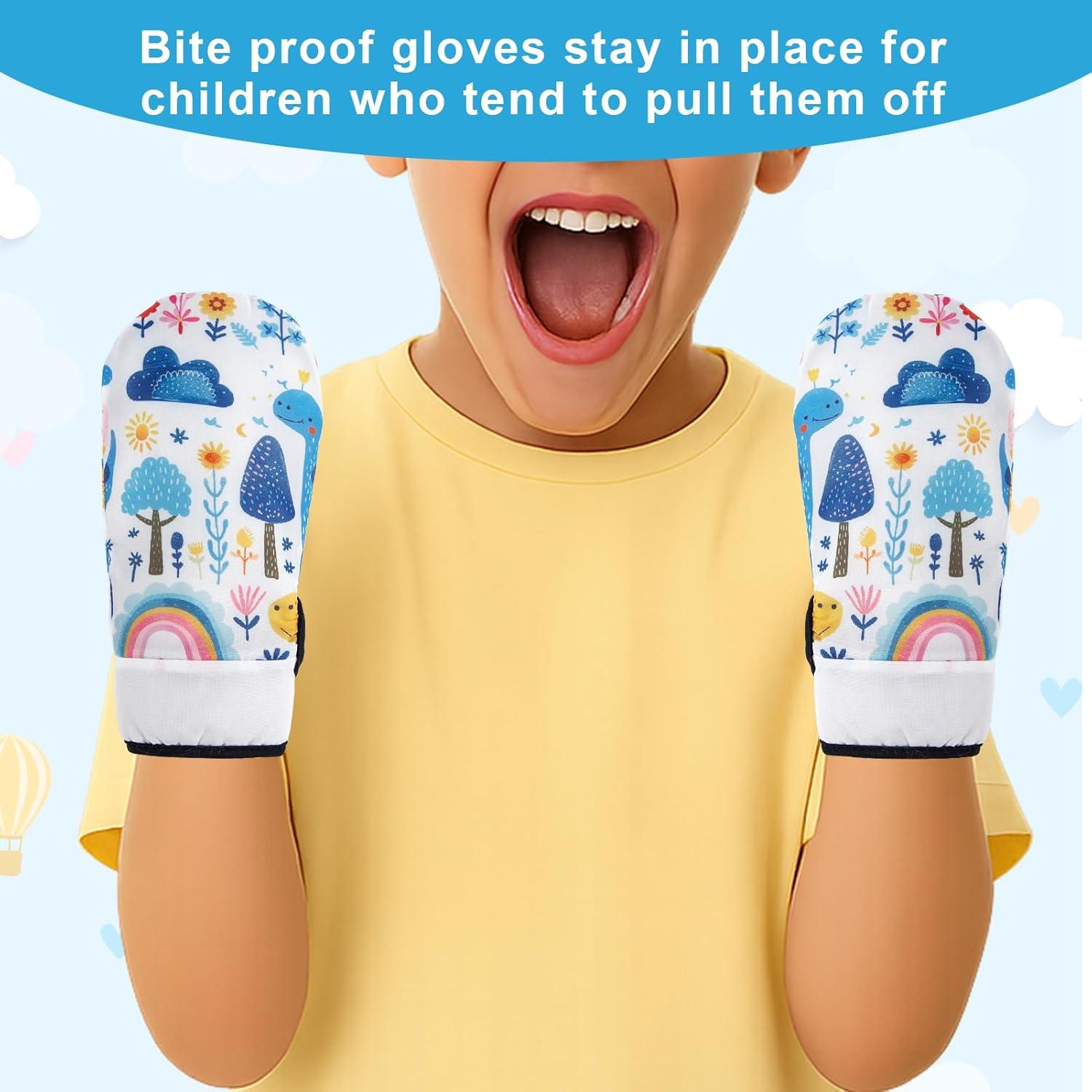 Guantes de Dentición Impermeables FDFuZhao para Niños Mayores