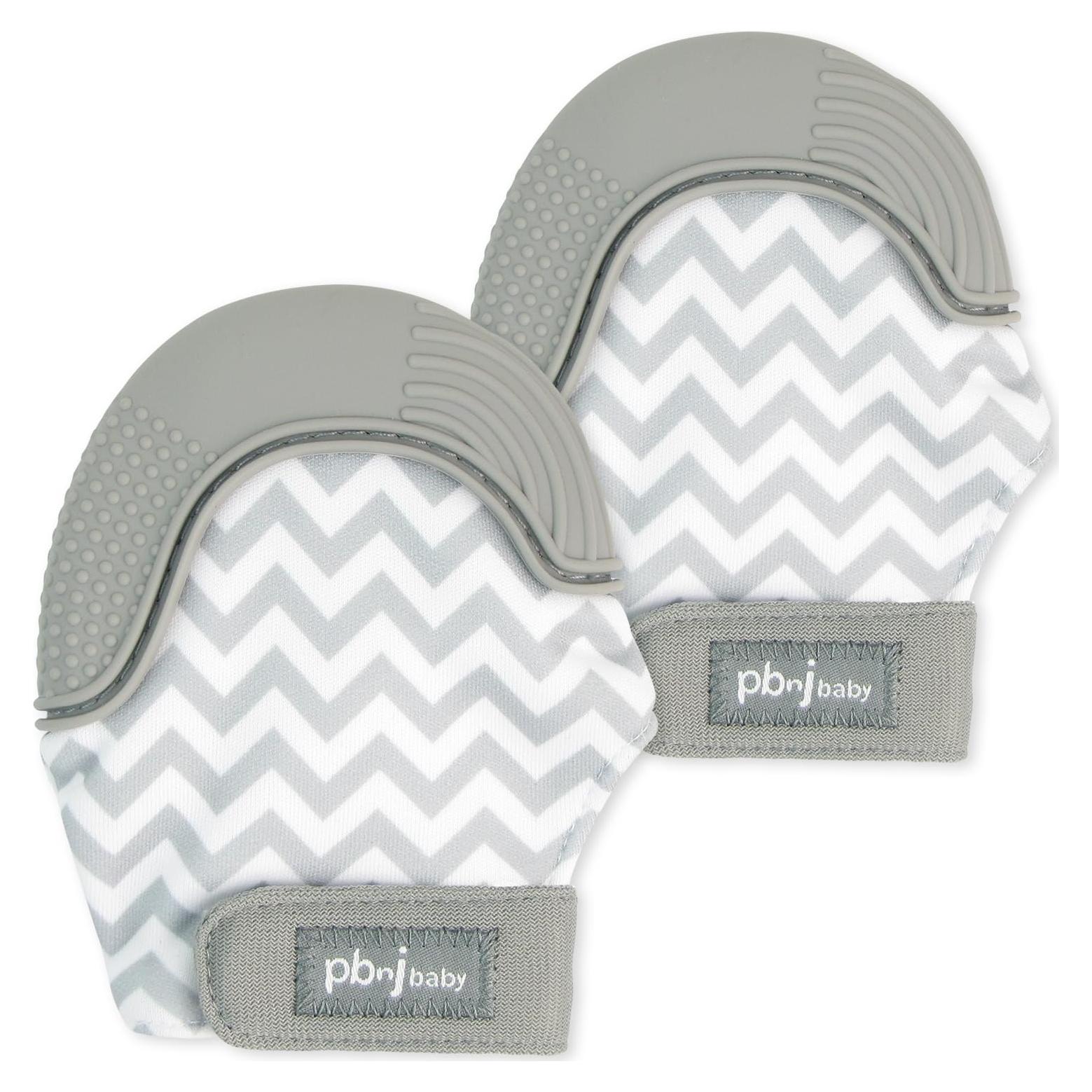 Guante de Silicona PBnJ Teethee para Mordedores Bebés 0-6 Meses