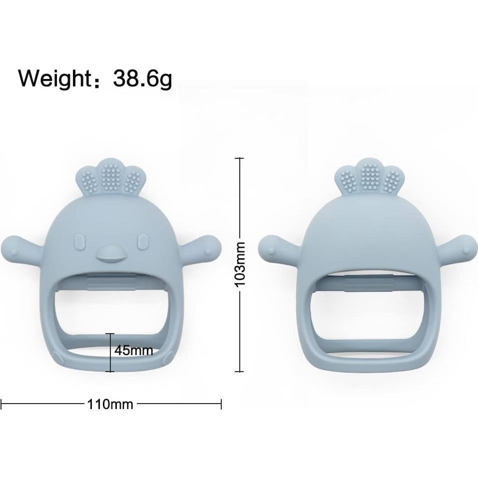 Mordedor de Silicona Bebé Bebe Mondo 0-6 Meses Alivio Dentición