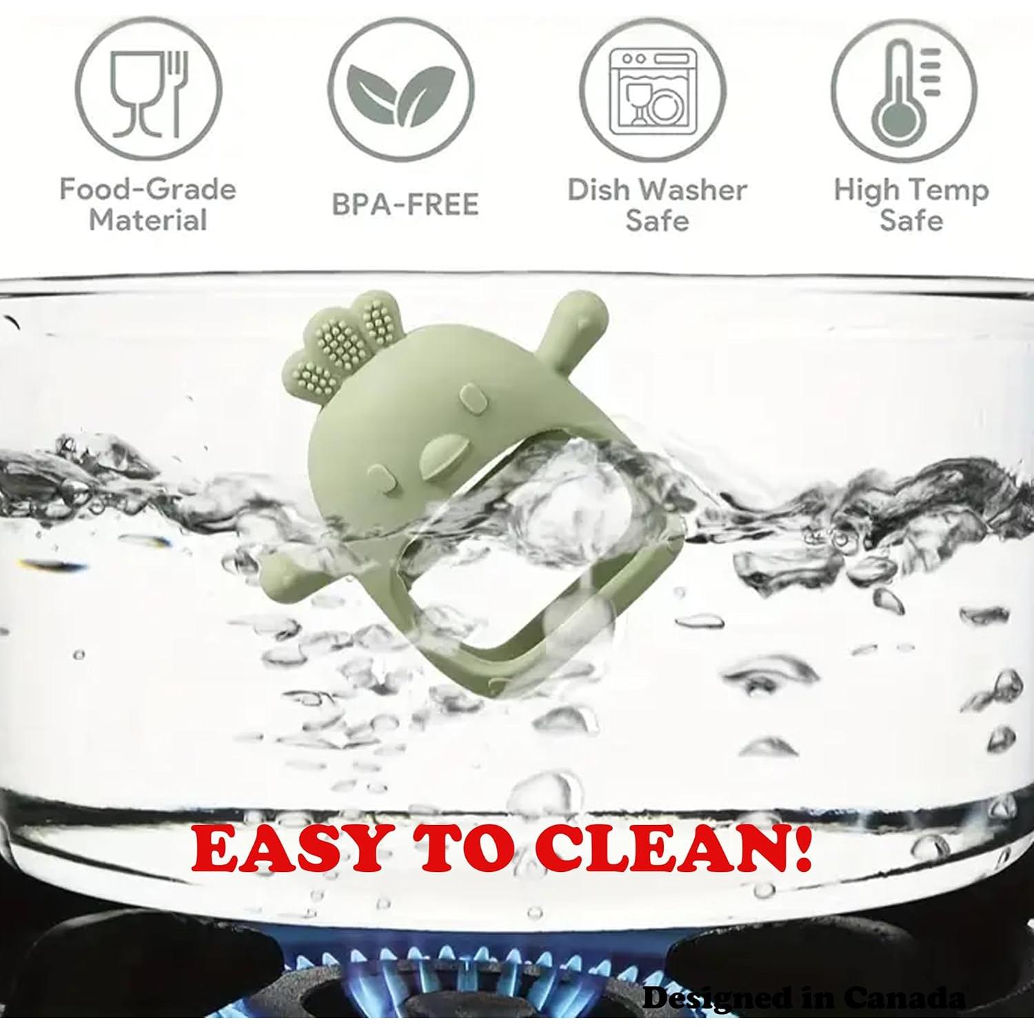 Mordedor de Silicona Bebé Bebe Mondo 0-6 Meses Alivio Dentición