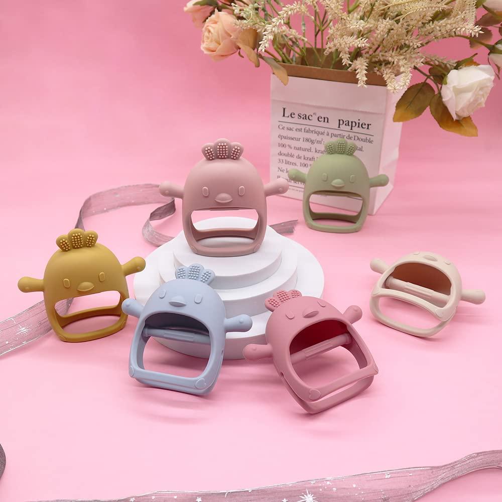 Mordedor de Silicona Bebé Bebe Mondo 0-6 Meses Alivio Dentición