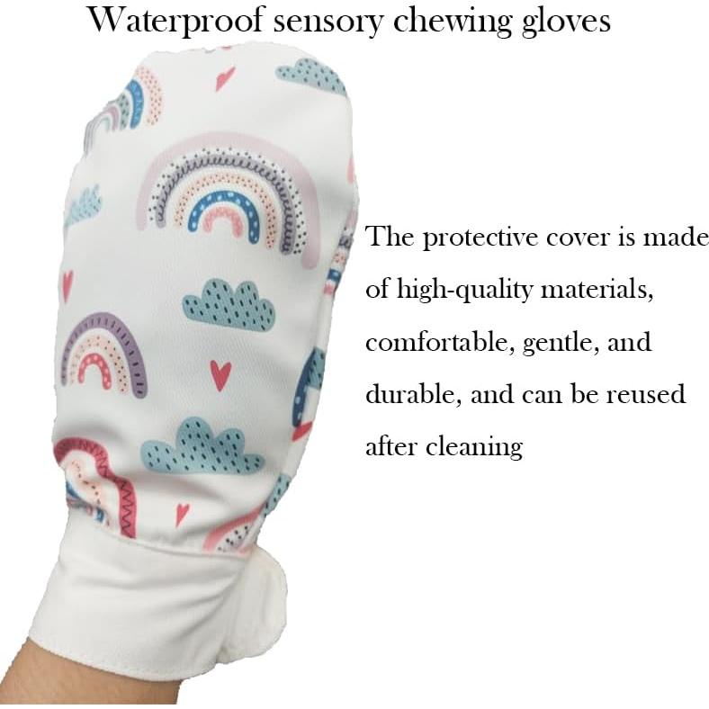 Guantes Sensoriales Impermeables LXYHUAL para Masticar - 2 Pcs