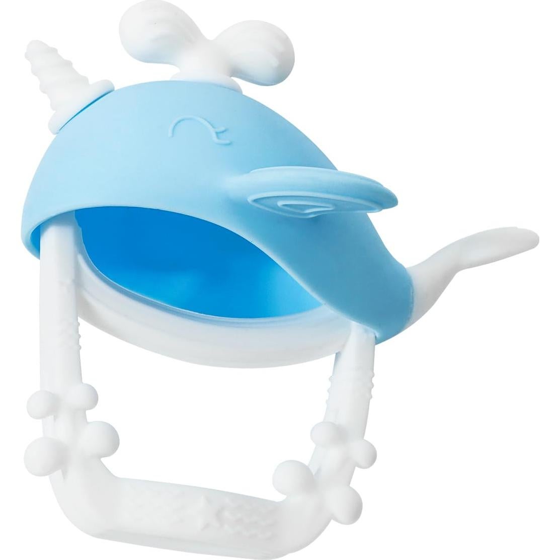 Mordedor de Silicona PandaEar Ballena para Bebés 0-12 Meses