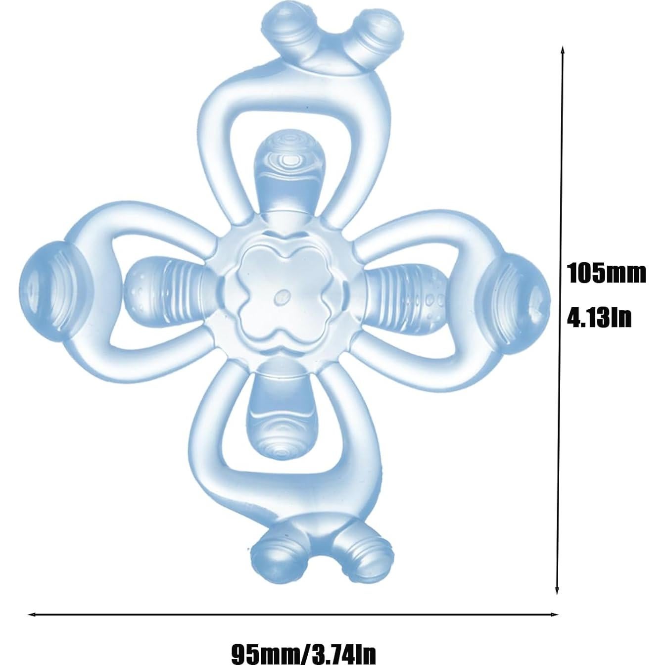 Mordedores de Silicona PandaEar para Bebés - 2 Pack Alivio Dentición