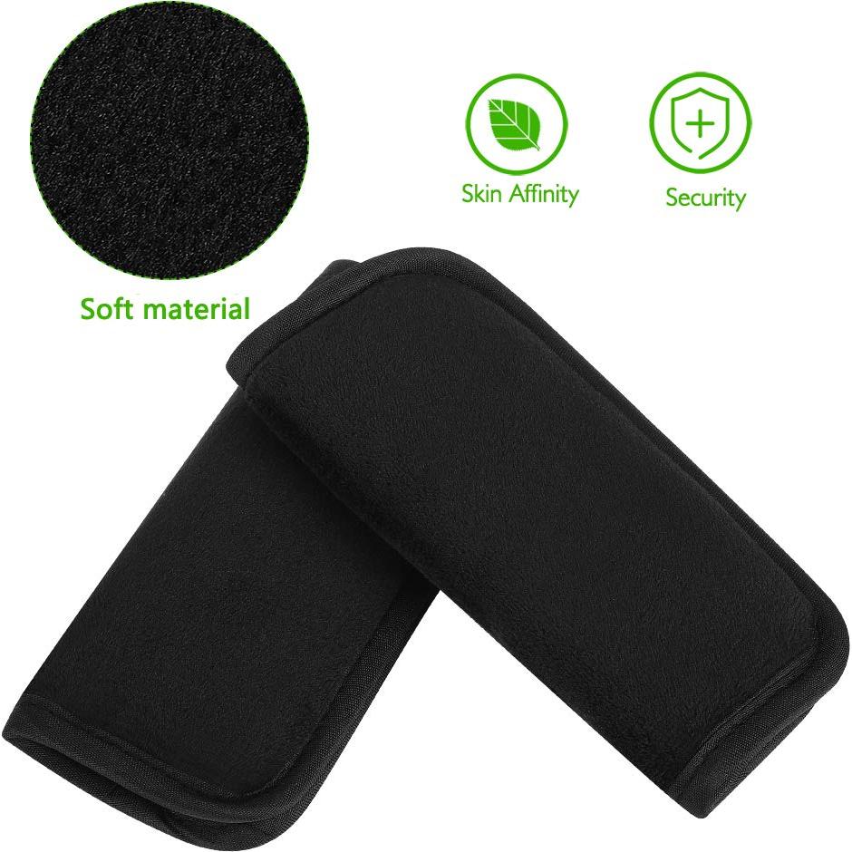 Almohadillas para Correas de Asiento de Coche Accmor - Suaves y Hipoalergénicas