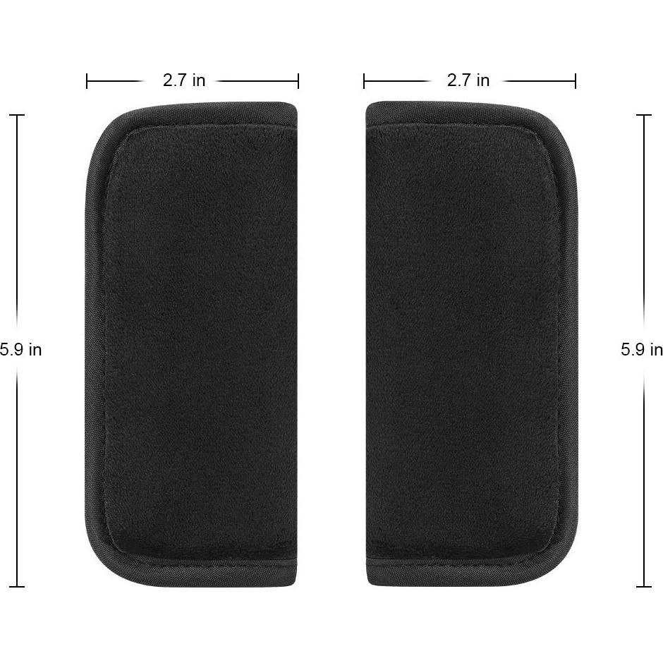 Almohadillas para Correas de Asiento de Coche Accmor - Suaves y Hipoalergénicas