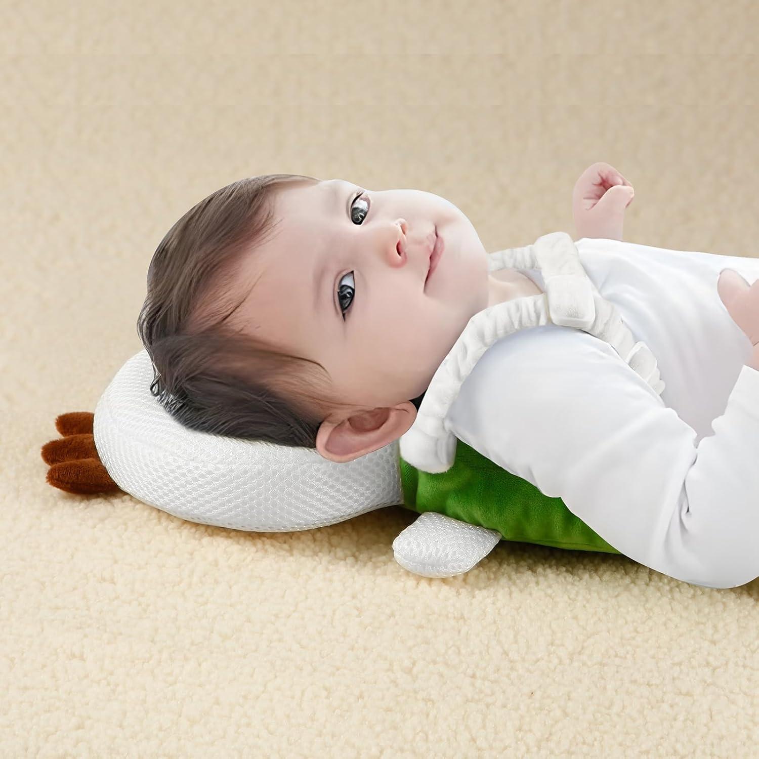 Mochila Protector de Cabeza PandaEar para Bebés Verde