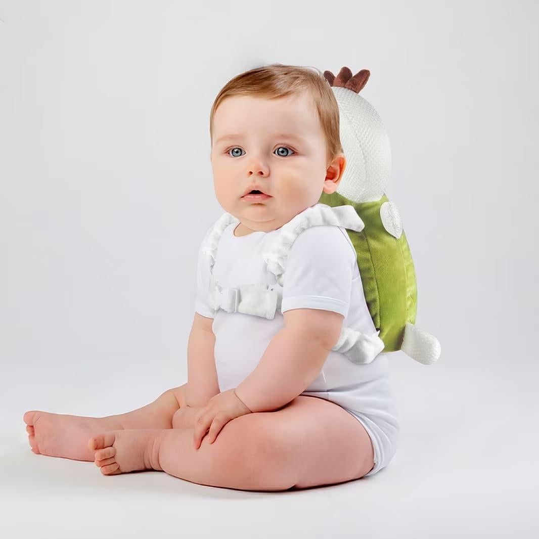 Mochila Protector de Cabeza PandaEar para Bebés Verde