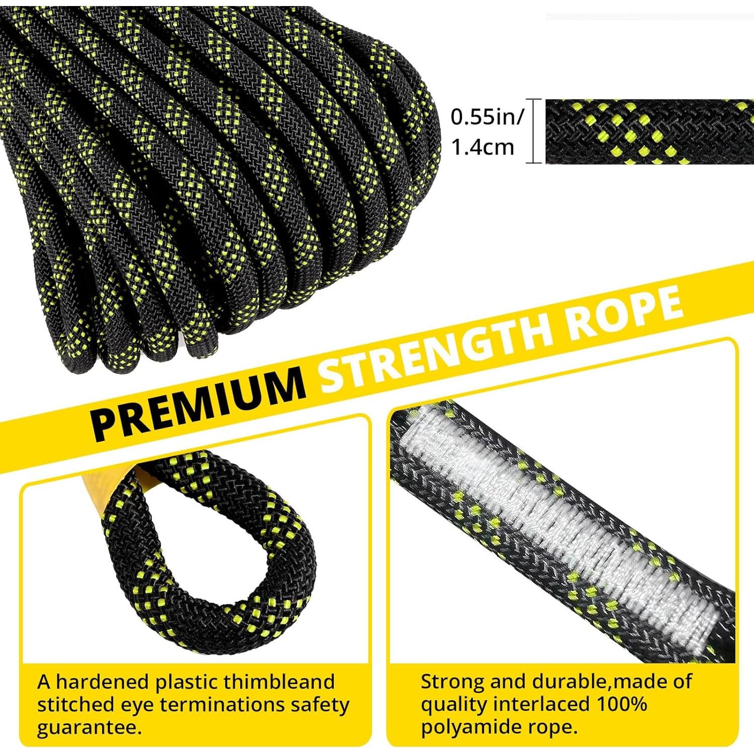 Arnés de Seguridad TT TRSMIMA con Cuerda 15,24 m y Ganchos