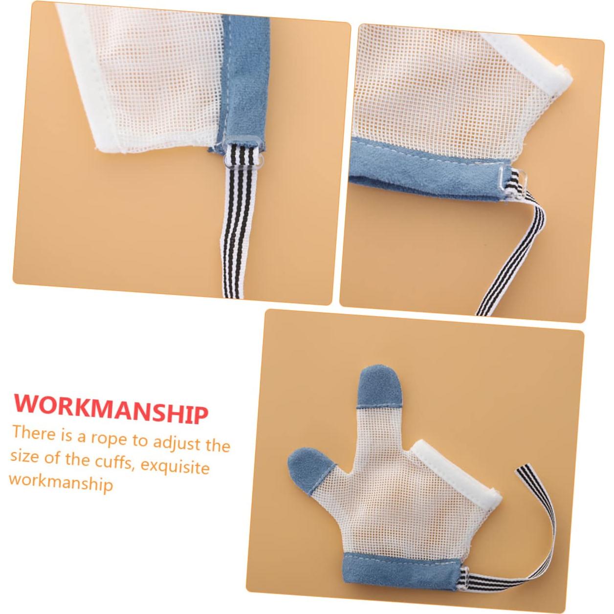 Guantes Anti-Rasguños para Bebés de Nylon - Mitones Ajustables