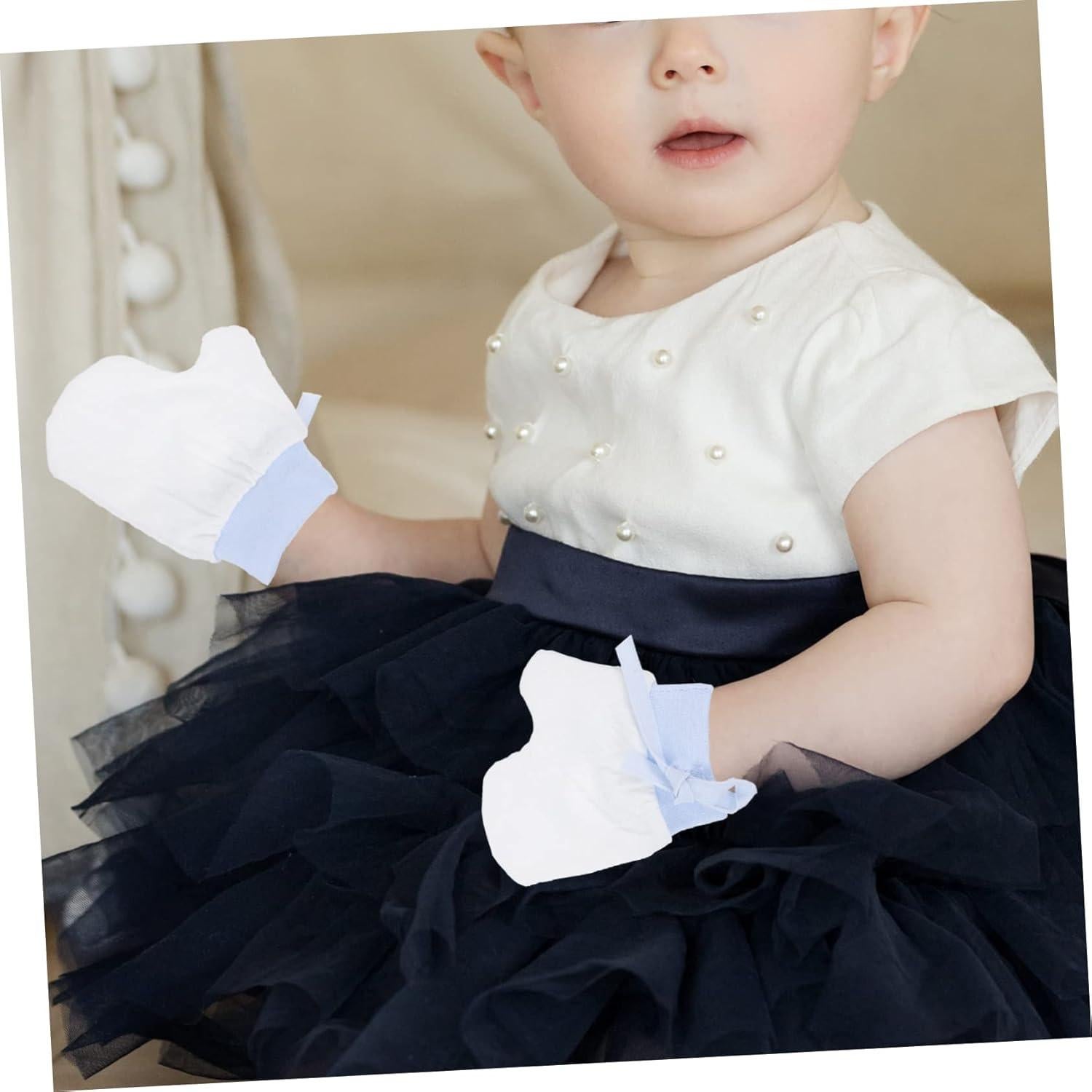 Mitones Anti-Mordedura para Bebés Veemoon Azul 0-3 meses