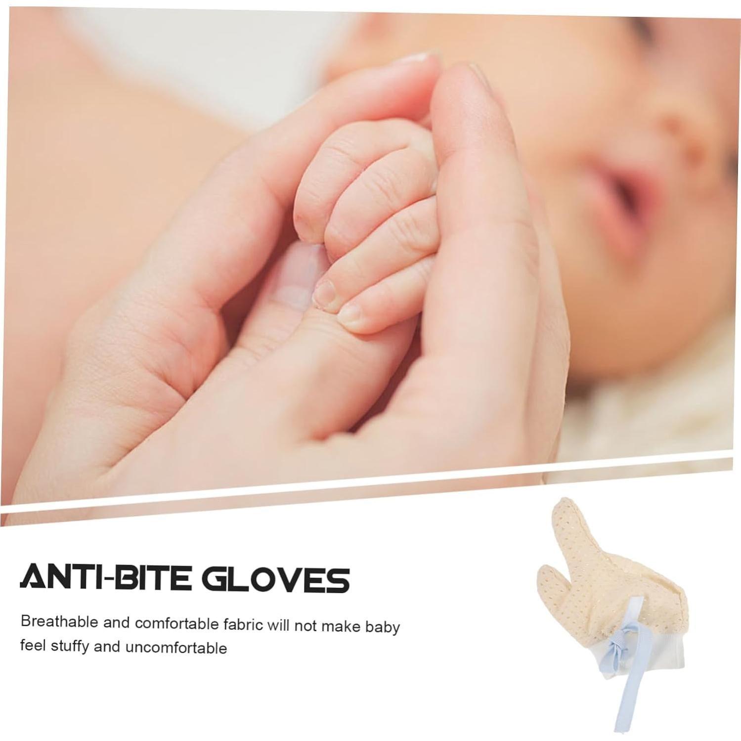 Guantes de Protección para Bebés BESPORTBLE - Anti Mordedura