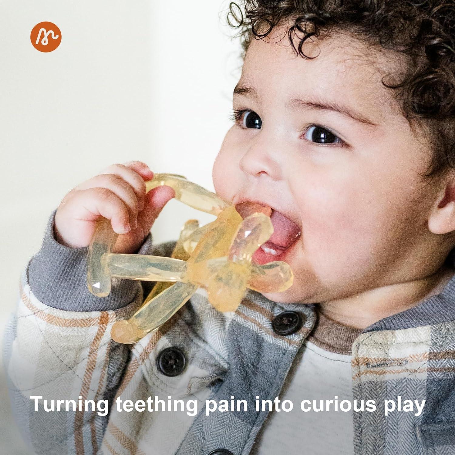 Chupete de Silicona Alimentaria Miraloop con Clip y Caja Amatista