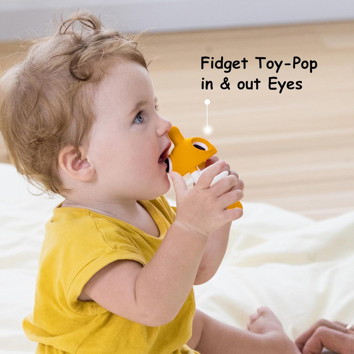 Mordedor de Silicona Mombella Pez Payaso para Bebés 3-12 Meses