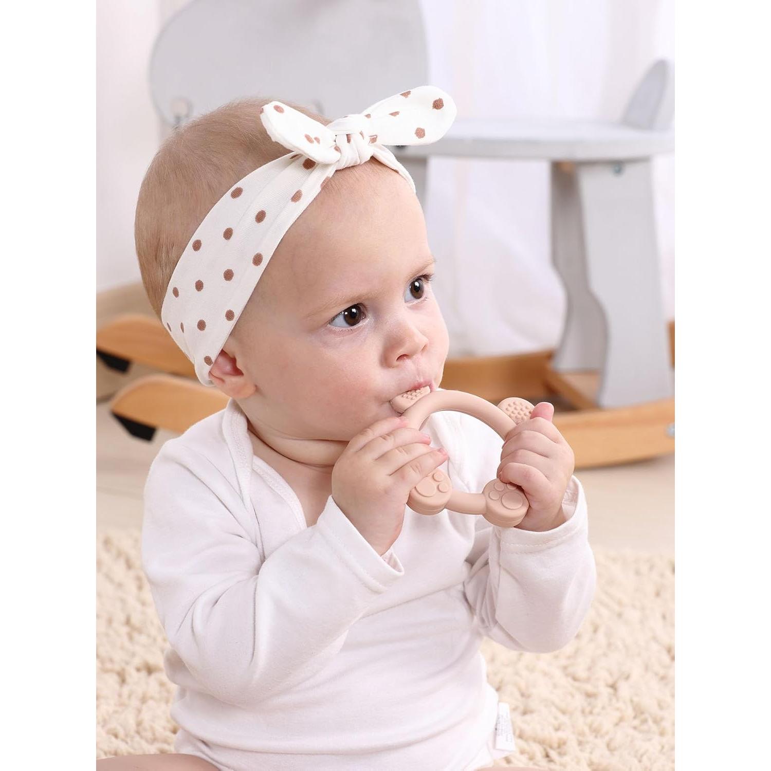 Mordedores de Silicona PandaEar 3 Pack - Bebés 0-12 Meses