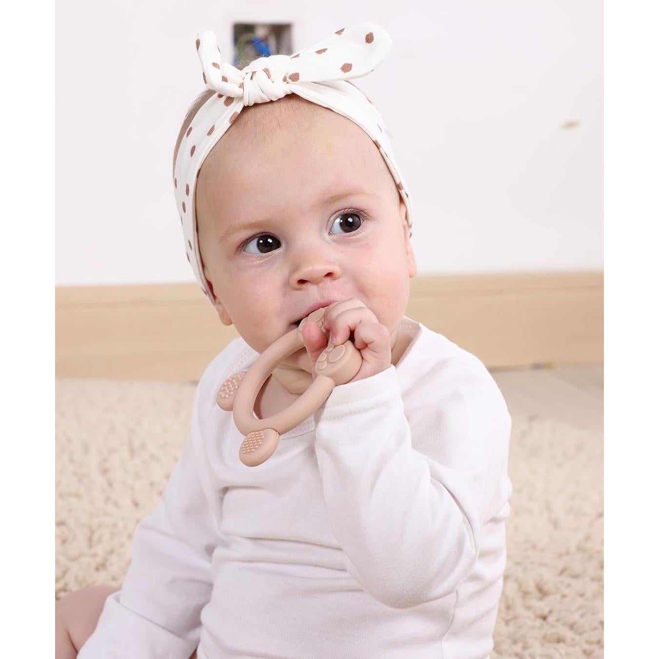 Mordedores de Silicona PandaEar 3 Pack - Bebés 0-12 Meses