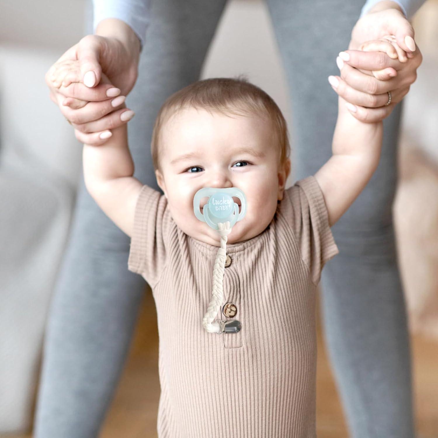 Clip de Chupete Hecho a Mano Boukipow - 6 Colores Neutros