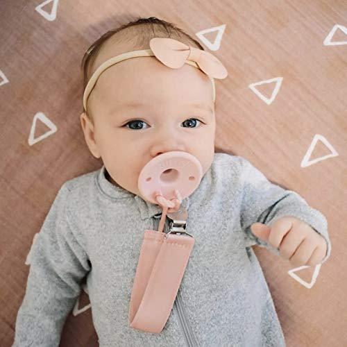 Set de 3 Clips de Chupete Ali+Oli Lino Flamingo 25.4x2.5cm