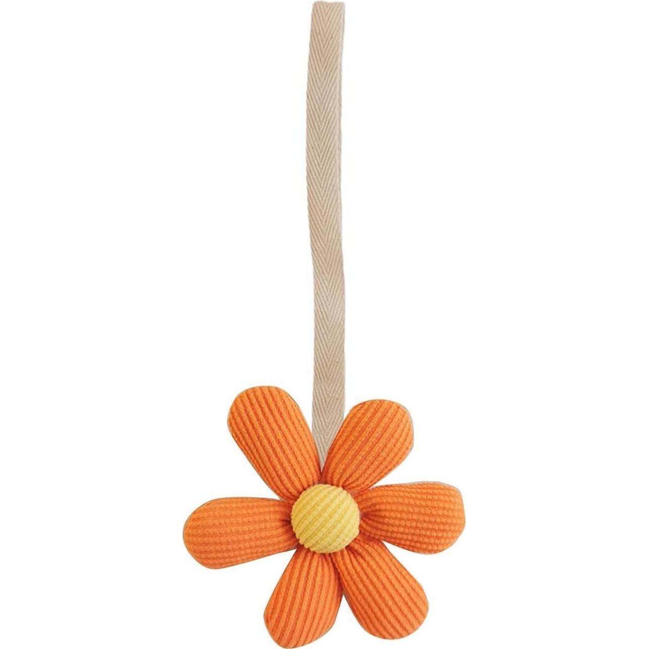 Colgante de Chupete de Flor Blanca Elegante - Soporte de Moda