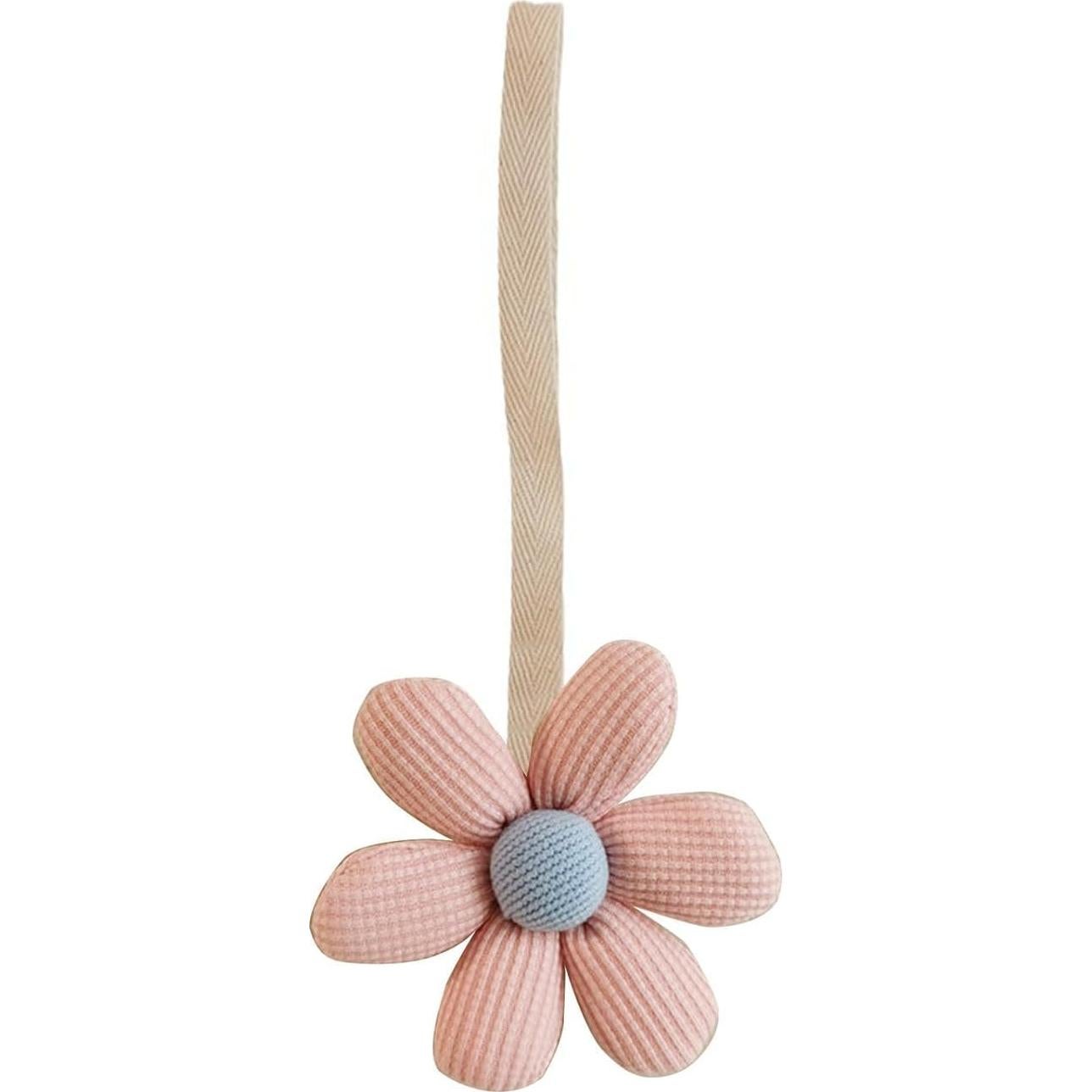 Colgante de Chupete de Flor Blanca Elegante - Soporte de Moda