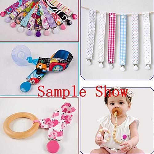 21 Clips de Chupete Redondos de Metal Sutoyuen 3.6cm