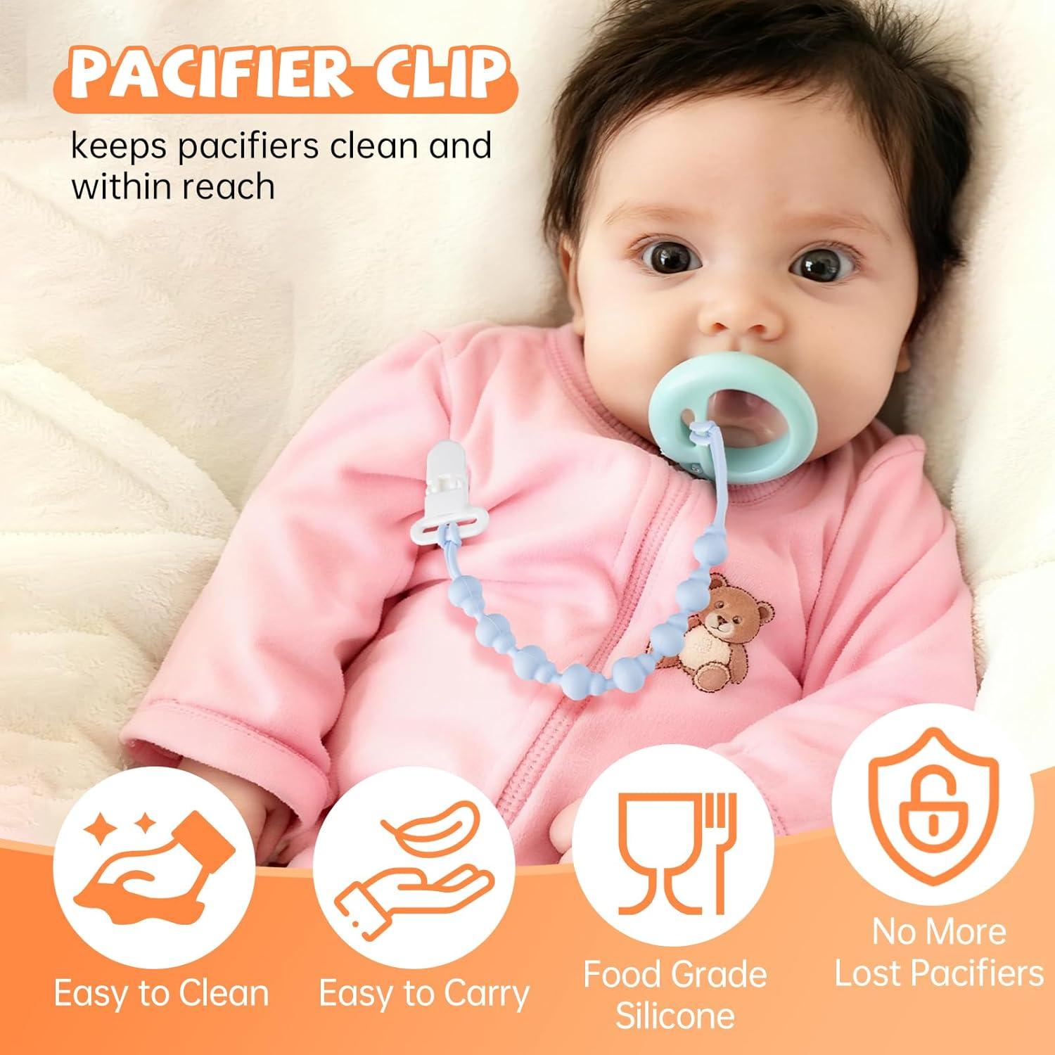 Paquete de 4 Clips para Chupetes Tommee Tippee Silicona