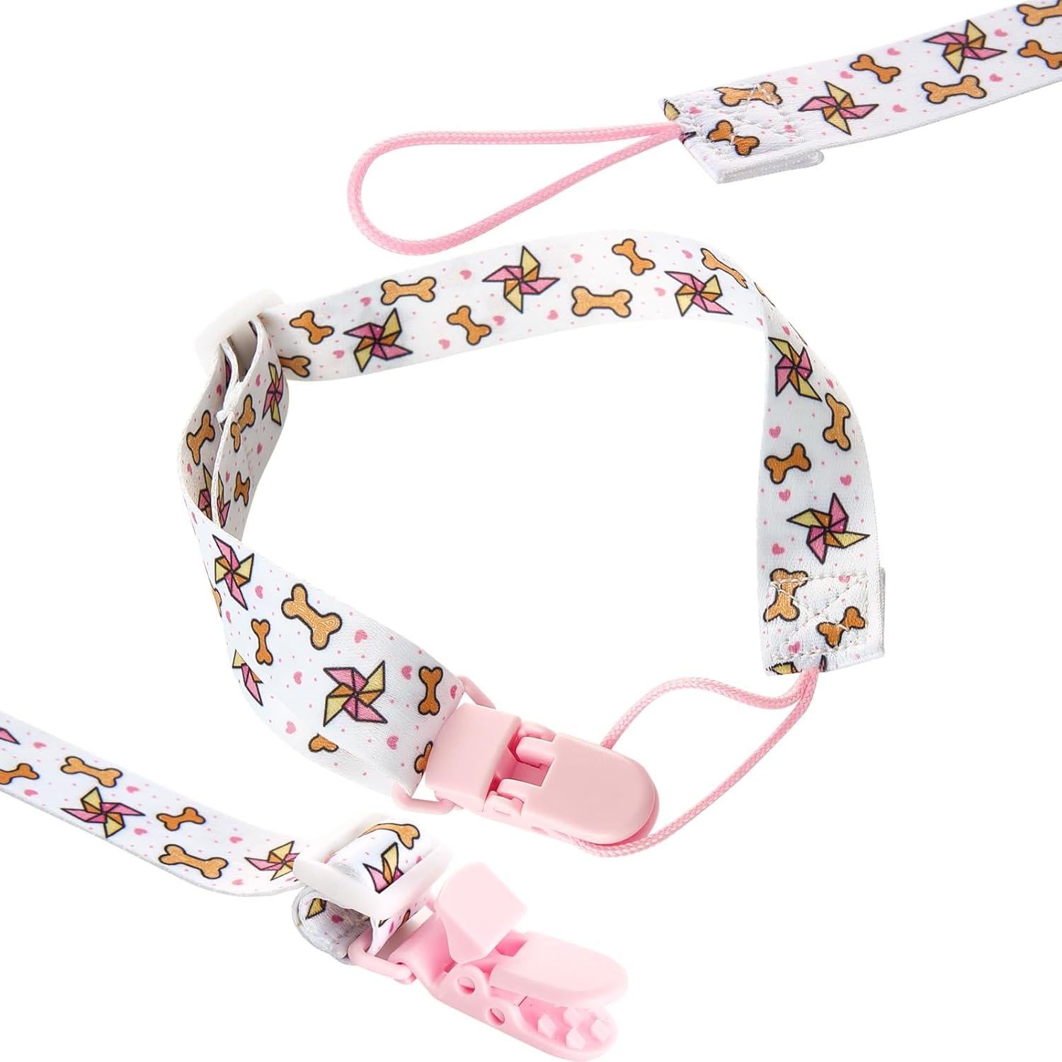 Clip para Chupete Adulto con Diseño Divertido - 4 Paquete