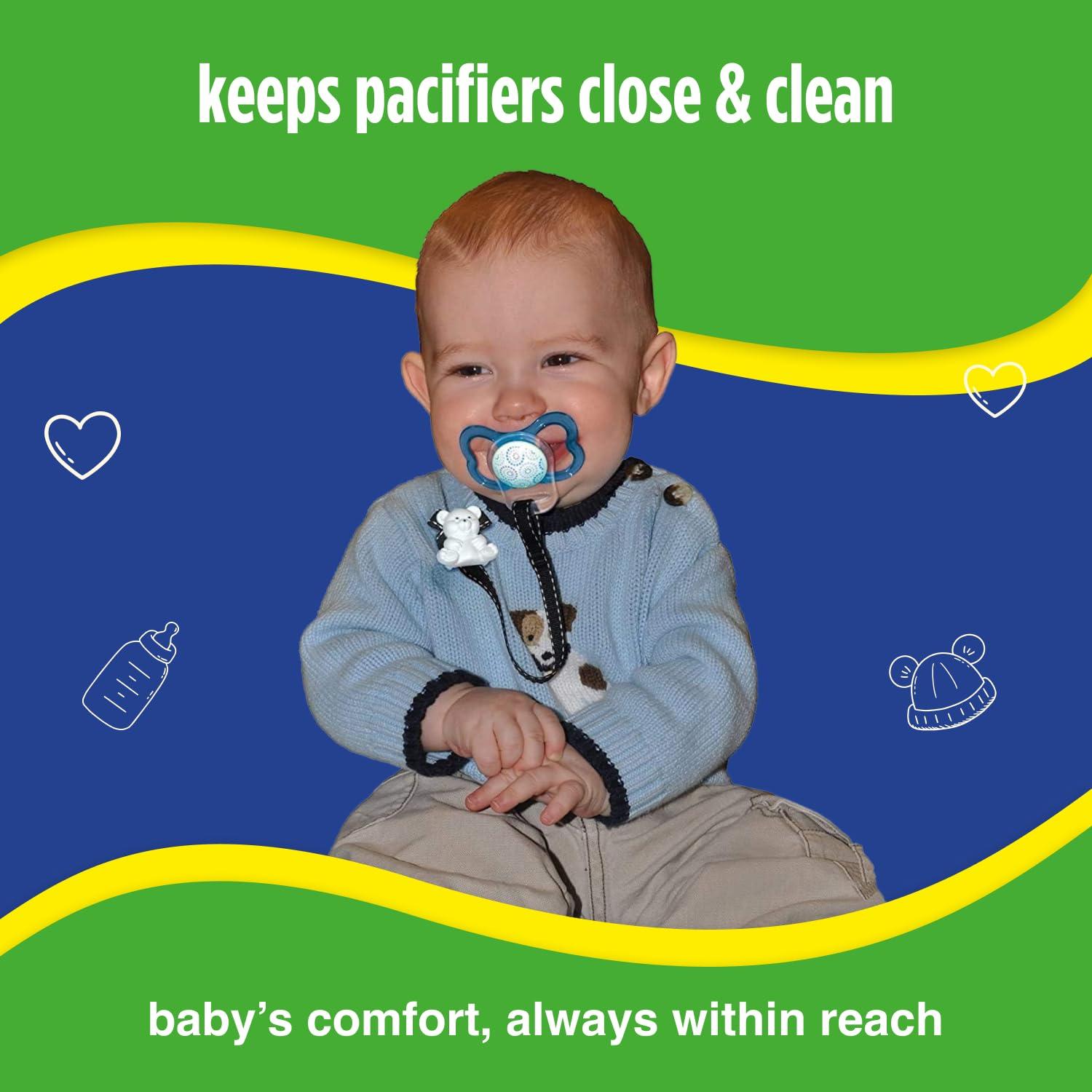 Clip de Chupete Baby Buddy Universal para Bebés 4+ Meses