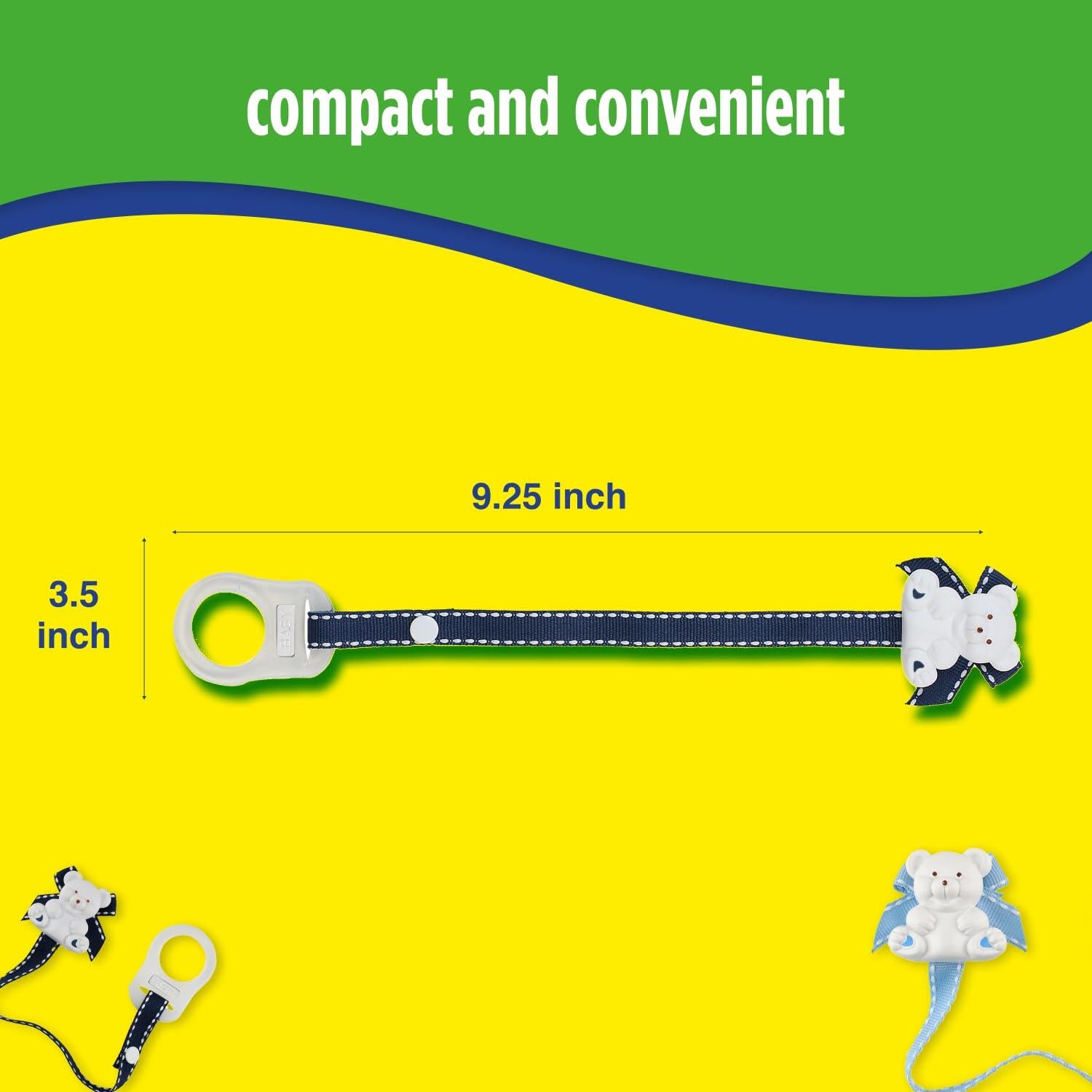 Clip de Chupete Baby Buddy Universal para Bebés 4+ Meses