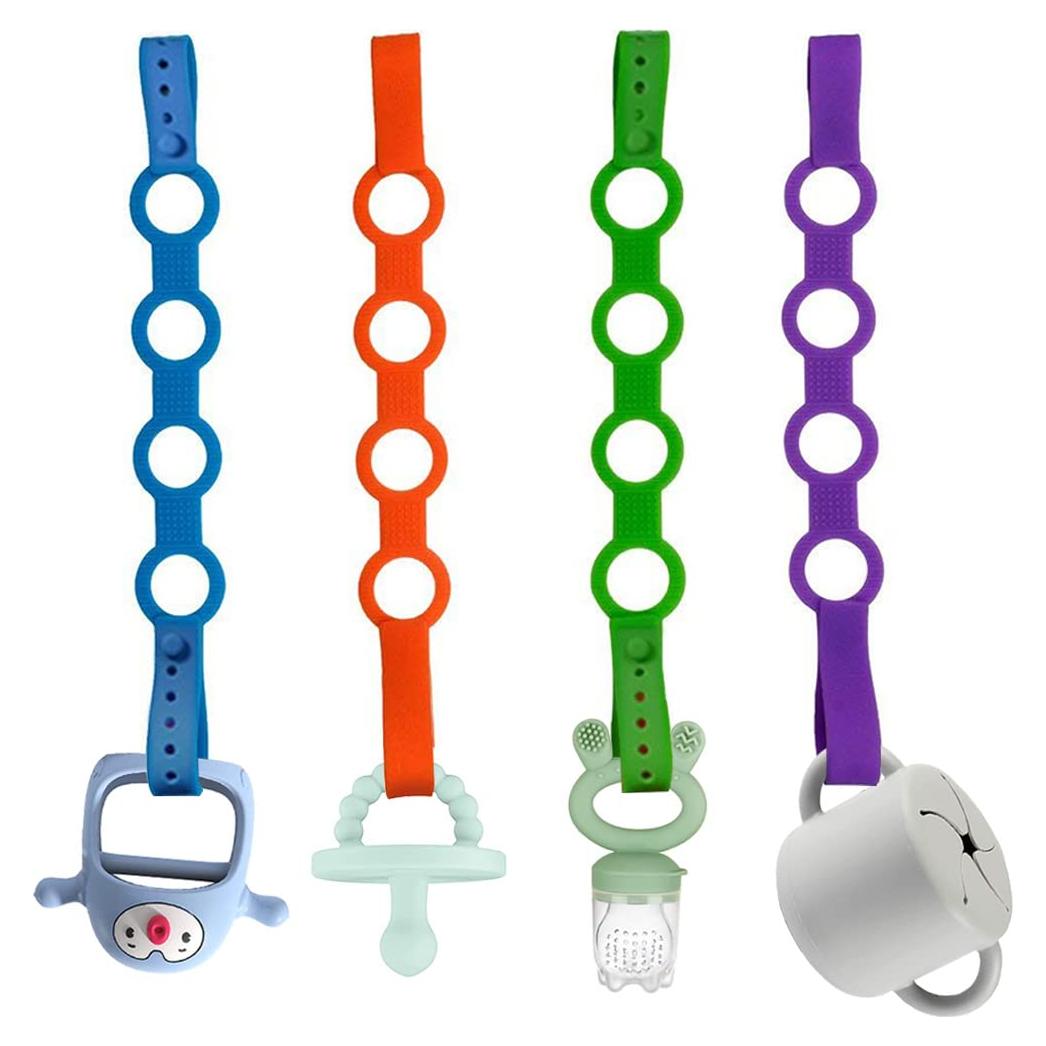 4 Correas de Seguridad de Silicona para Bebés y Niños